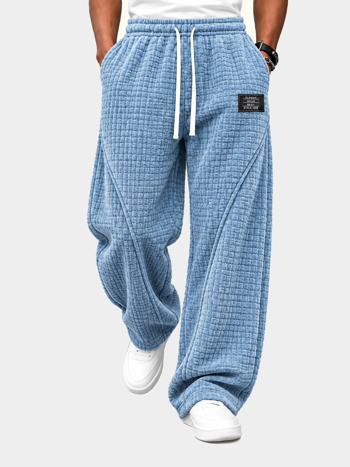Men's Pocket Patchwork Trousers