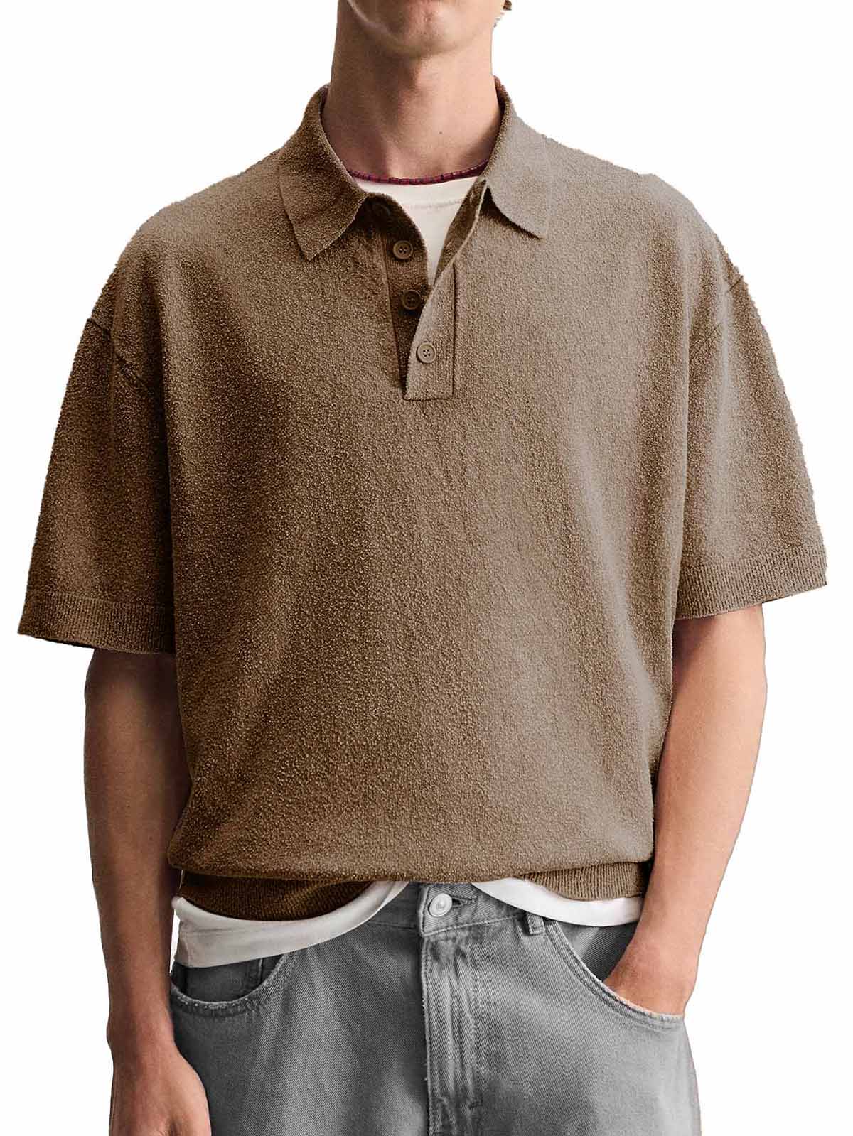Men's Fashion Casual Lapel Short Sleeve Polo Shirt