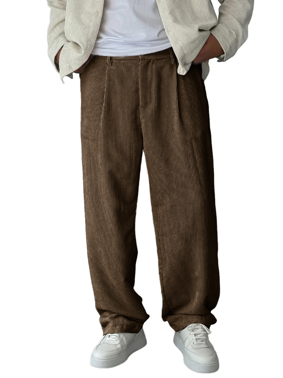 Men's Stylish Retro Pocket Baggy Trousers