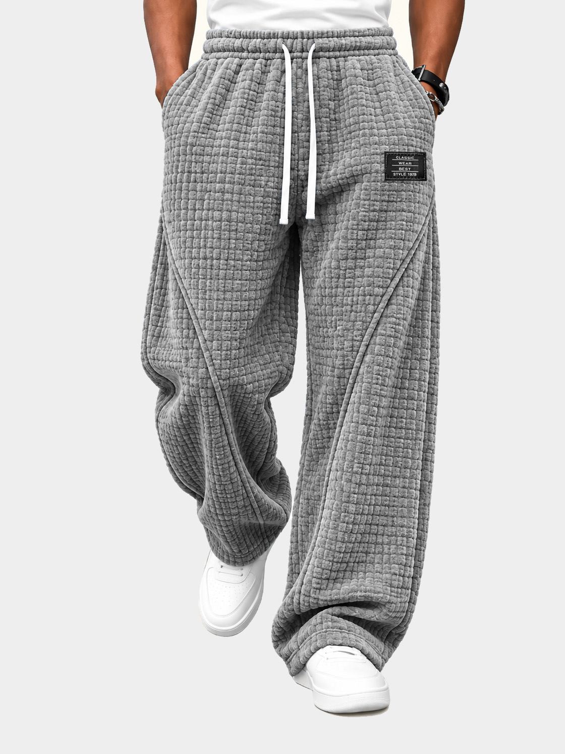 Men's Pocket Patchwork Trousers