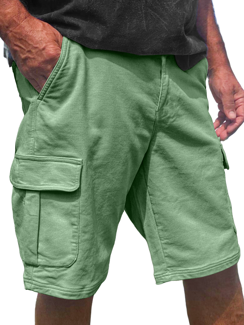 Men's Everyday Multi-Pocket Casual Comfort Cargo Shorts
