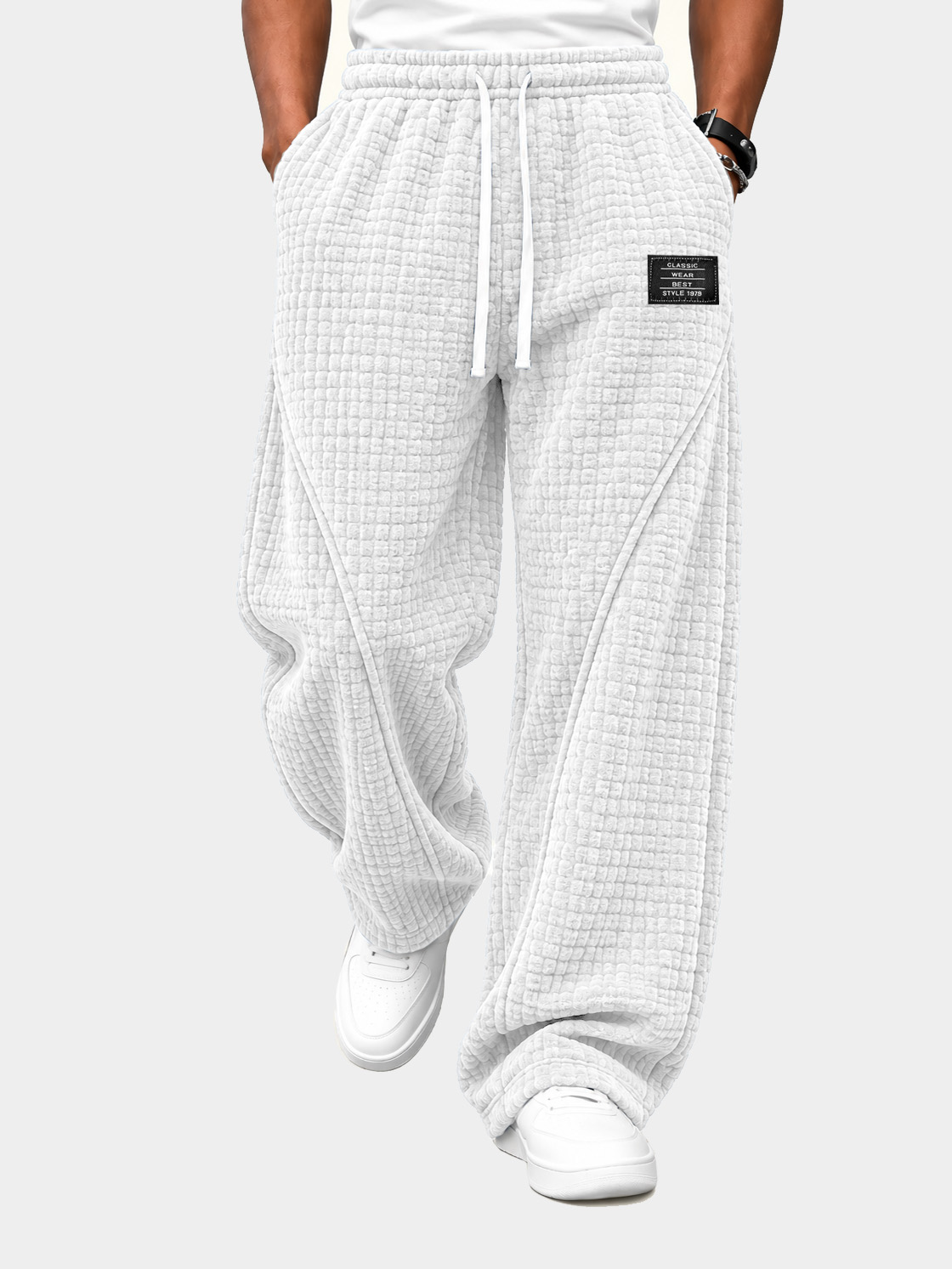 Men's Pocket Patchwork Trousers