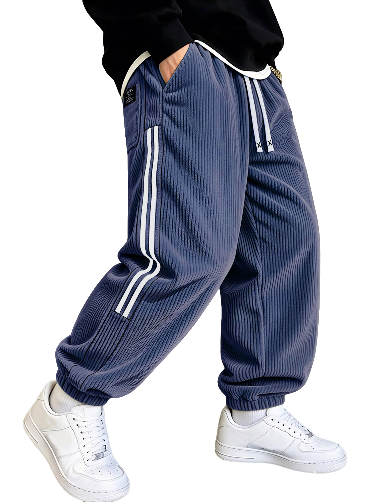 Men's Ribbed Corduroy Relaxed Jogger Pants