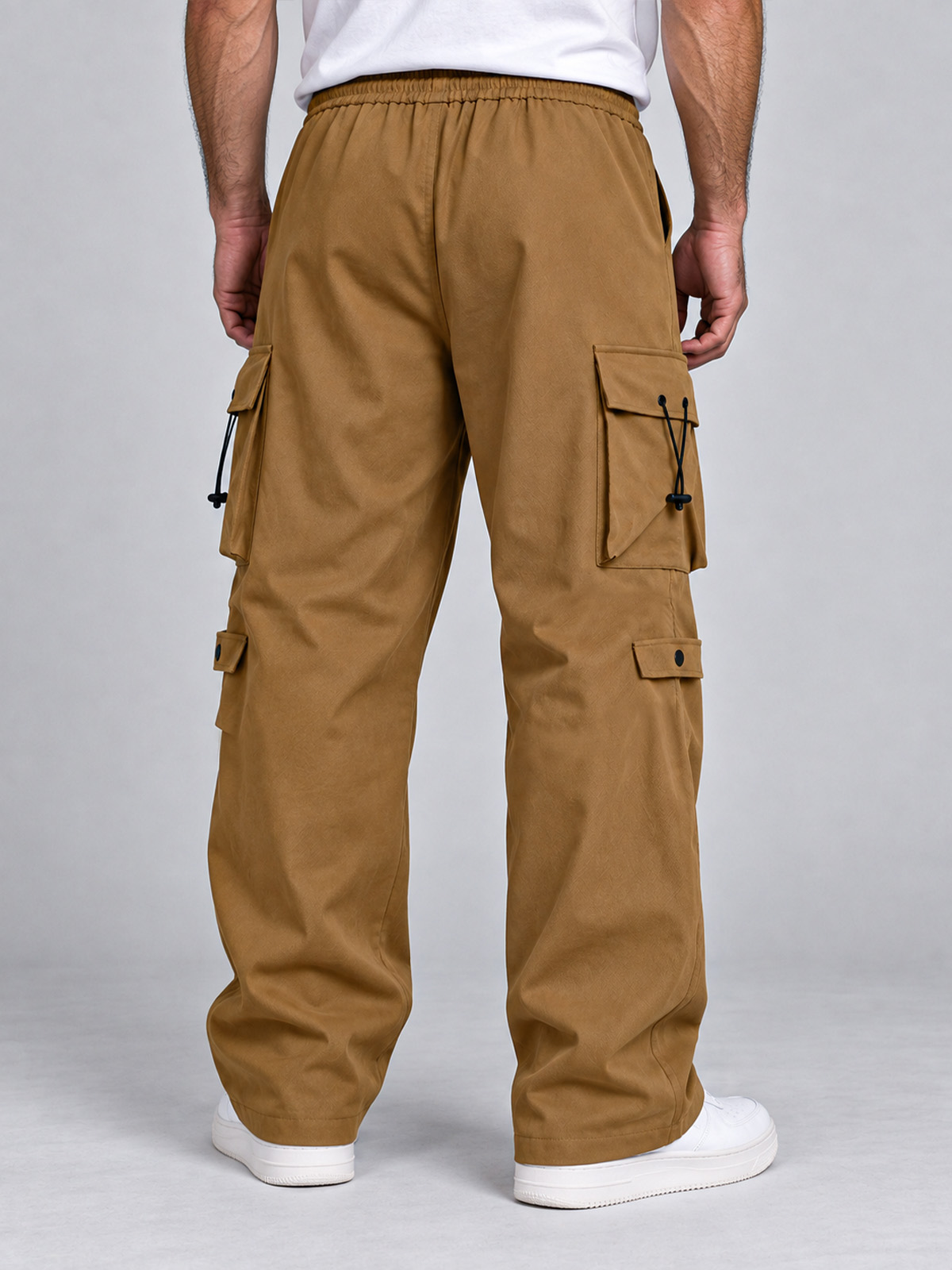 Men's Autumn Loose Wide-Leg Straight-Cut Quick-Dry Casual Trousers