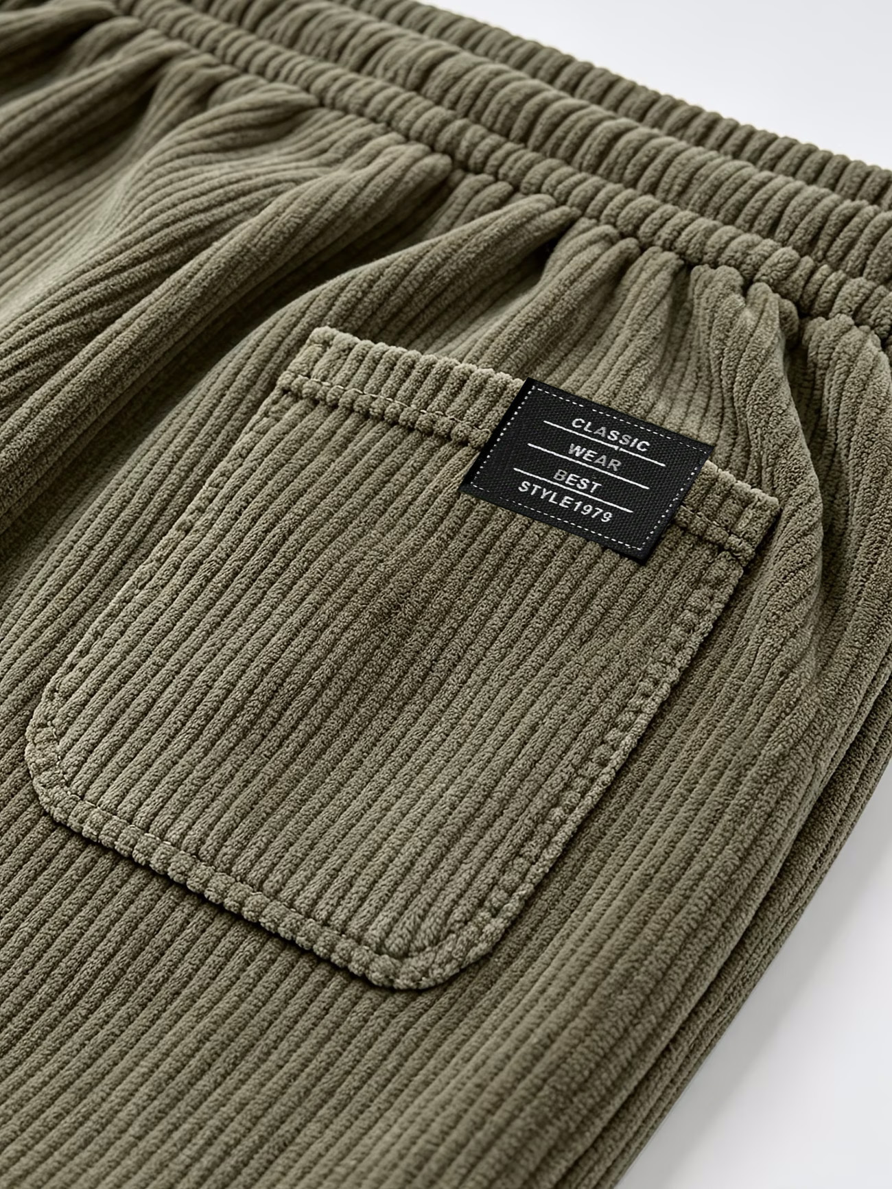 Men's Ribbed Corduroy Relaxed Jogger Pants