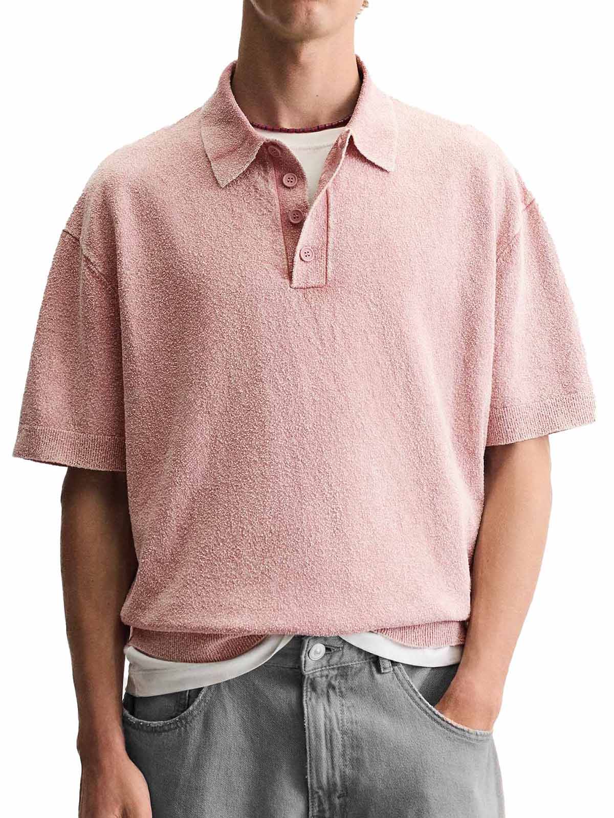 Men's Fashion Casual Lapel Short Sleeve Polo Shirt