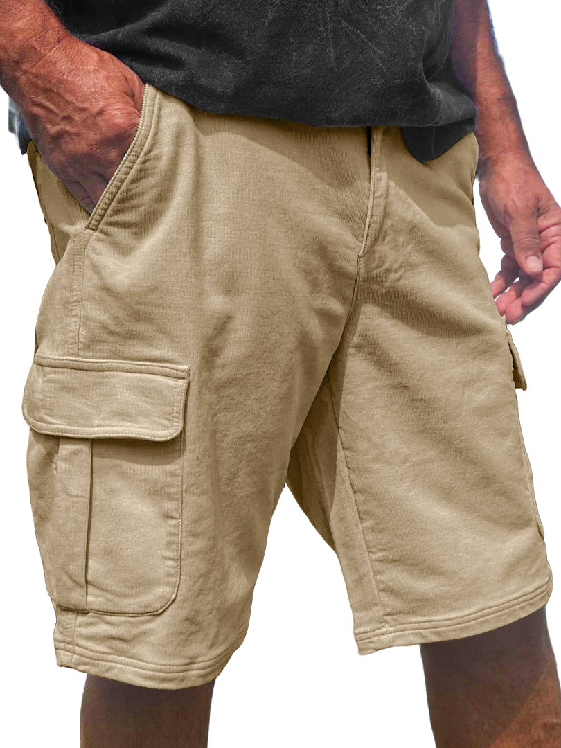 Men's Everyday Multi-Pocket Casual Comfort Cargo Shorts