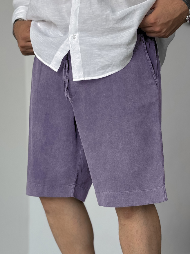 Men's Hawaiian Fashion Vintage Distressed Shorts