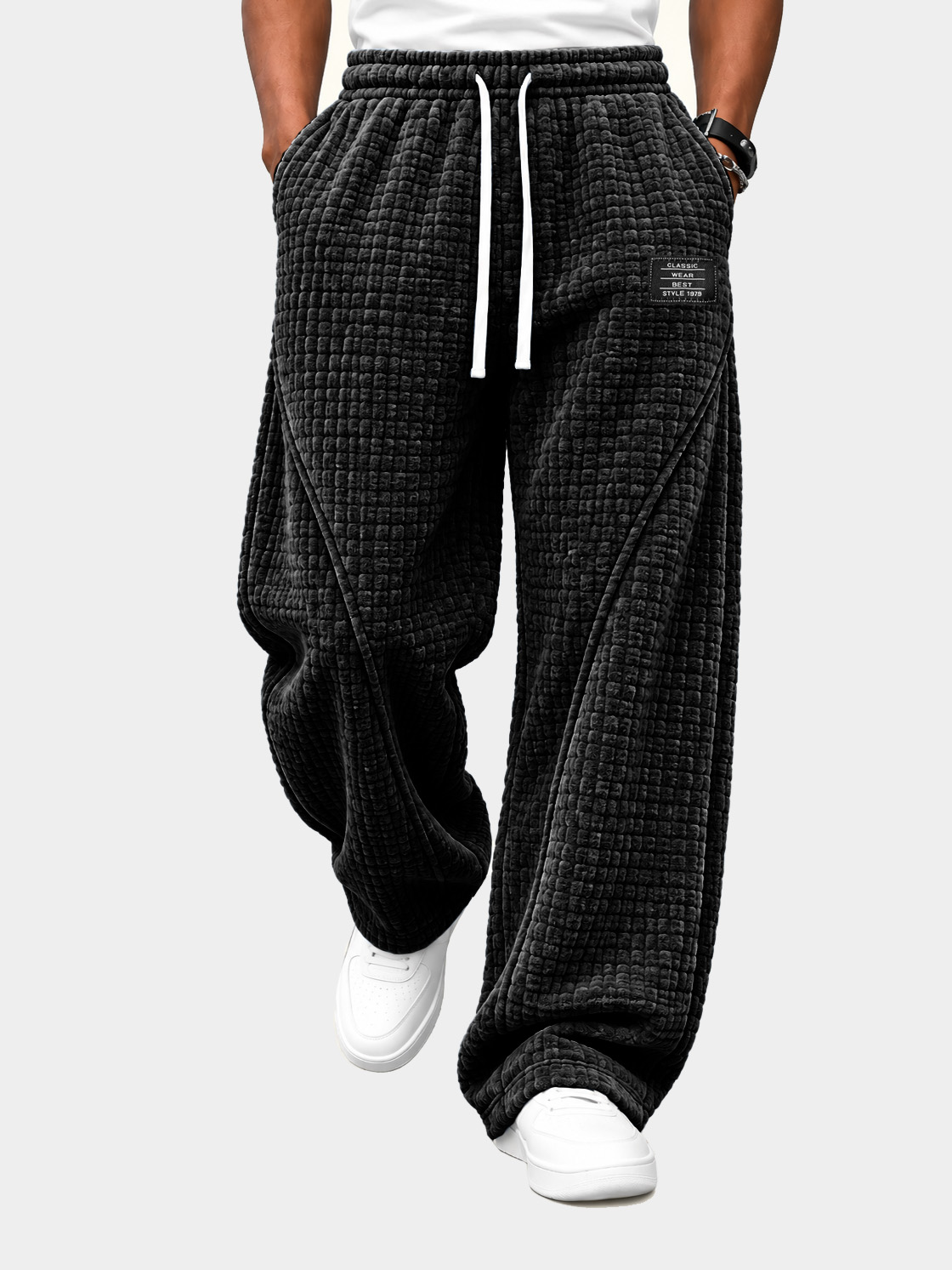 Men's Pocket Patchwork Trousers