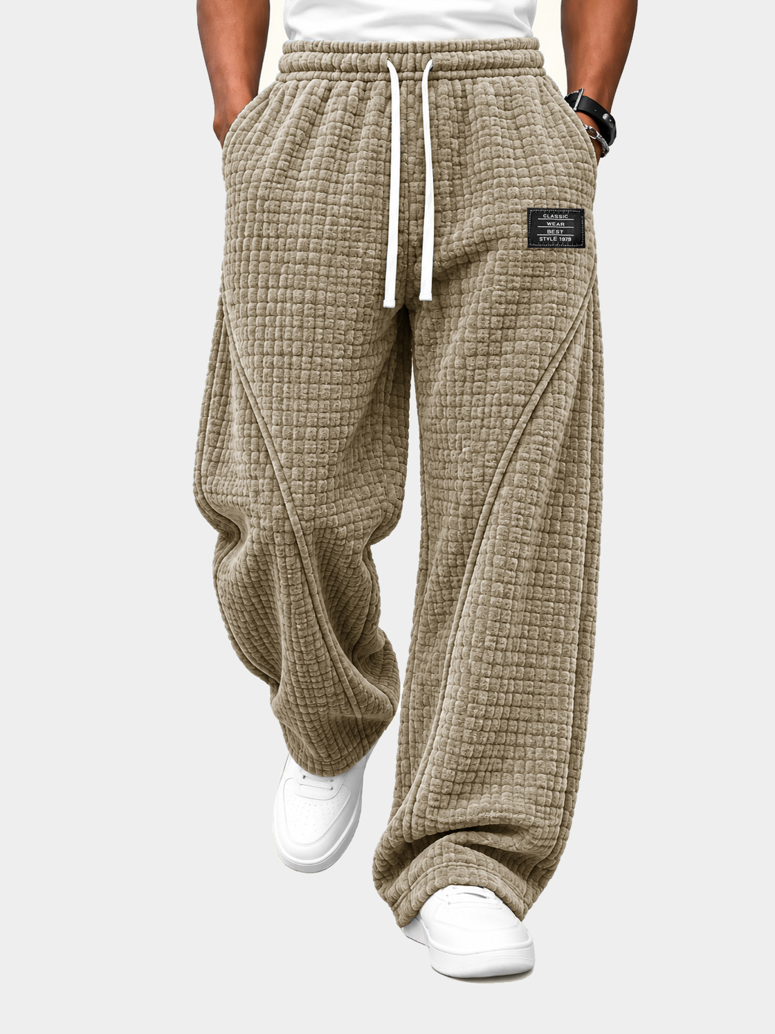 Men's Pocket Patchwork Trousers