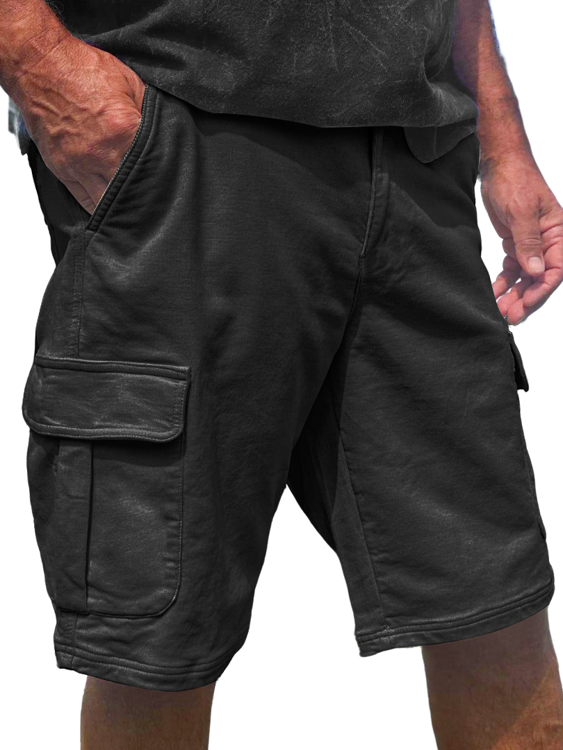 Men's Everyday Multi-Pocket Casual Comfort Cargo Shorts