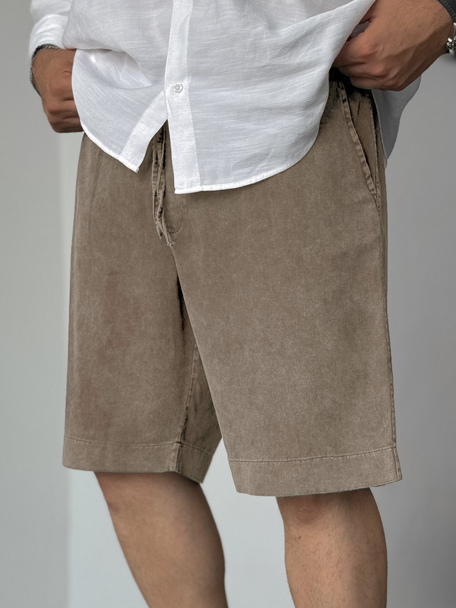 Men's Hawaiian Fashion Vintage Distressed Shorts