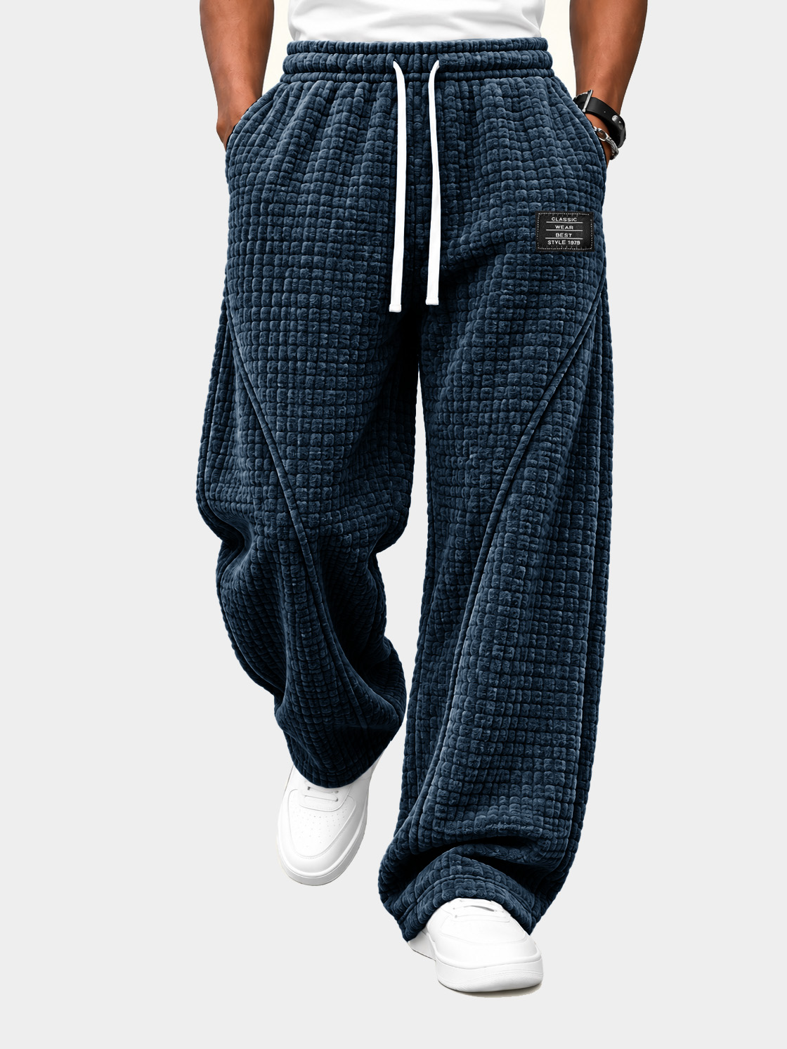 Men's Pocket Patchwork Trousers