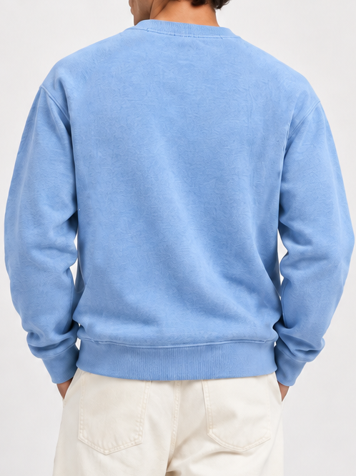 Men's Casual Long-Sleeve Crew-Neck Sweatshirt
