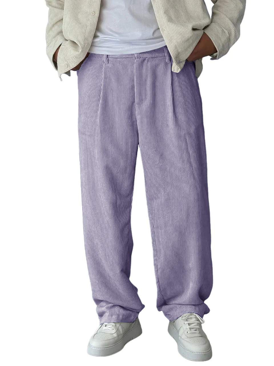 Men's Stylish Retro Pocket Baggy Trousers