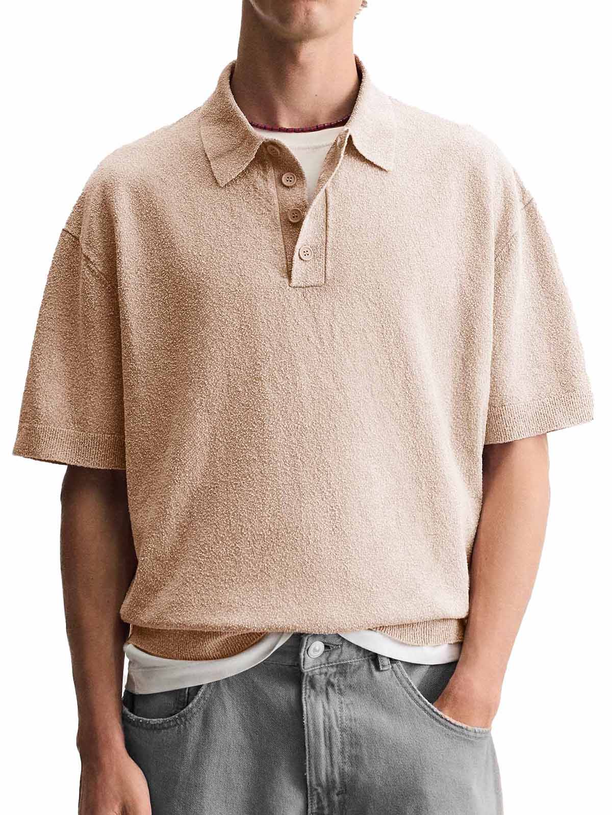 Men's Fashion Casual Lapel Short Sleeve Polo Shirt