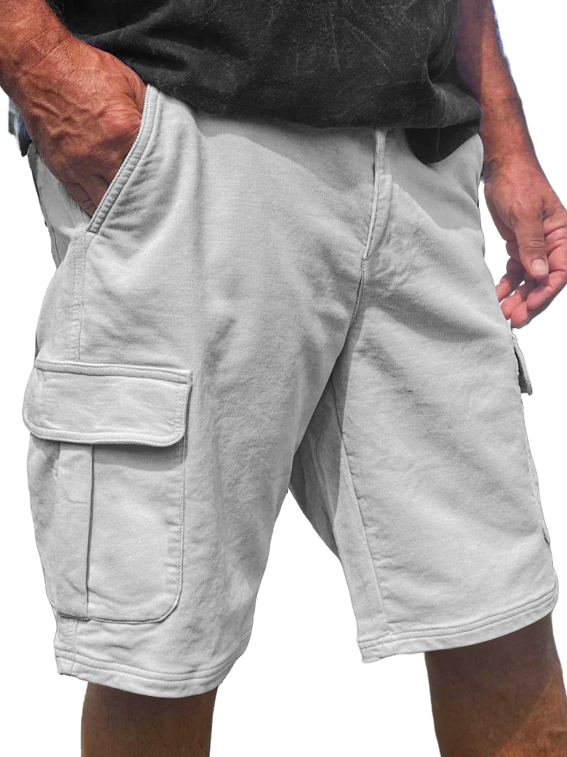 Men's Everyday Multi-Pocket Casual Comfort Cargo Shorts