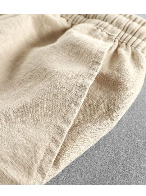 Men's Casual Cotton And Linen Versatile Daily Shorts