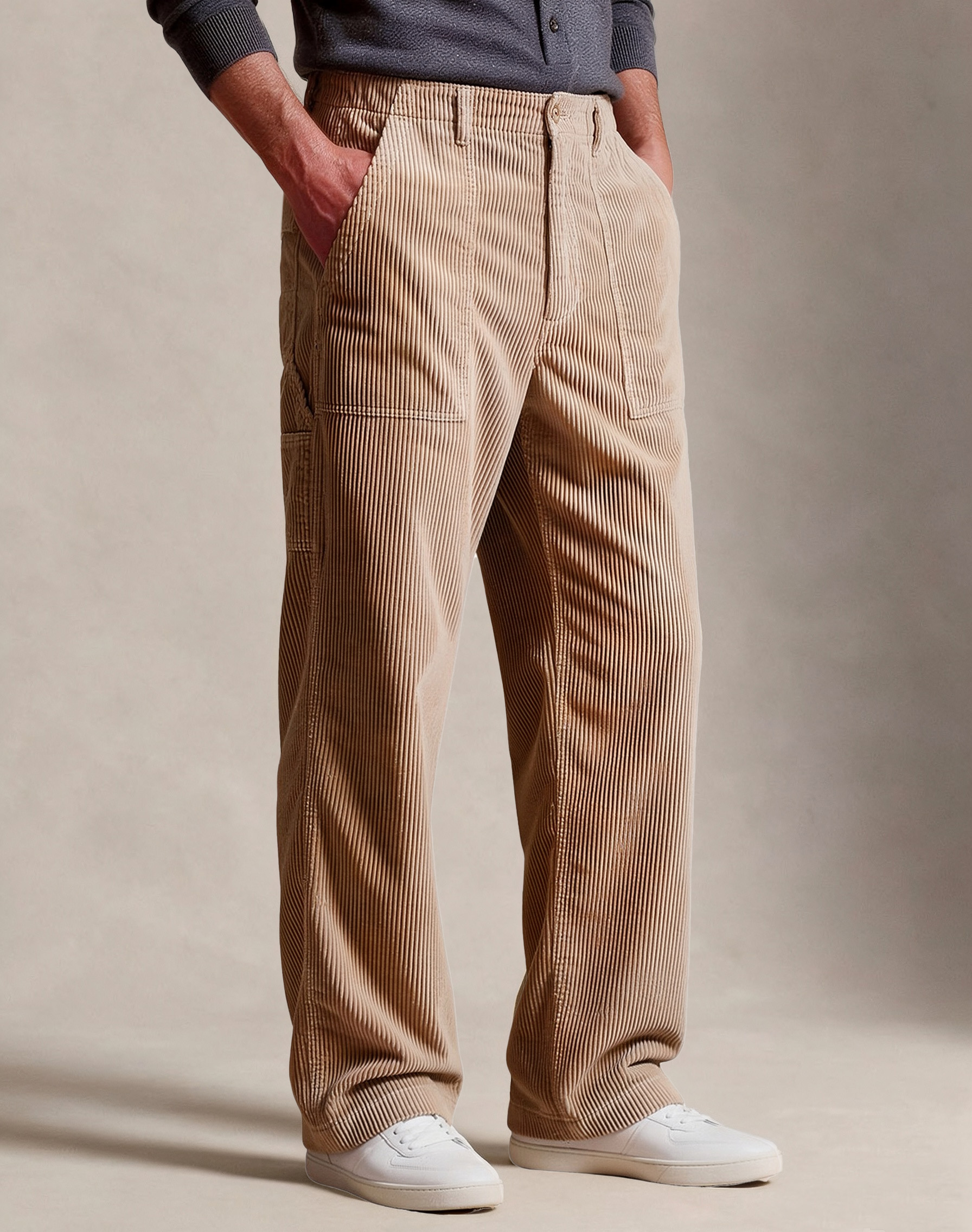 Men's Relaxed Corduroy Utility Pants