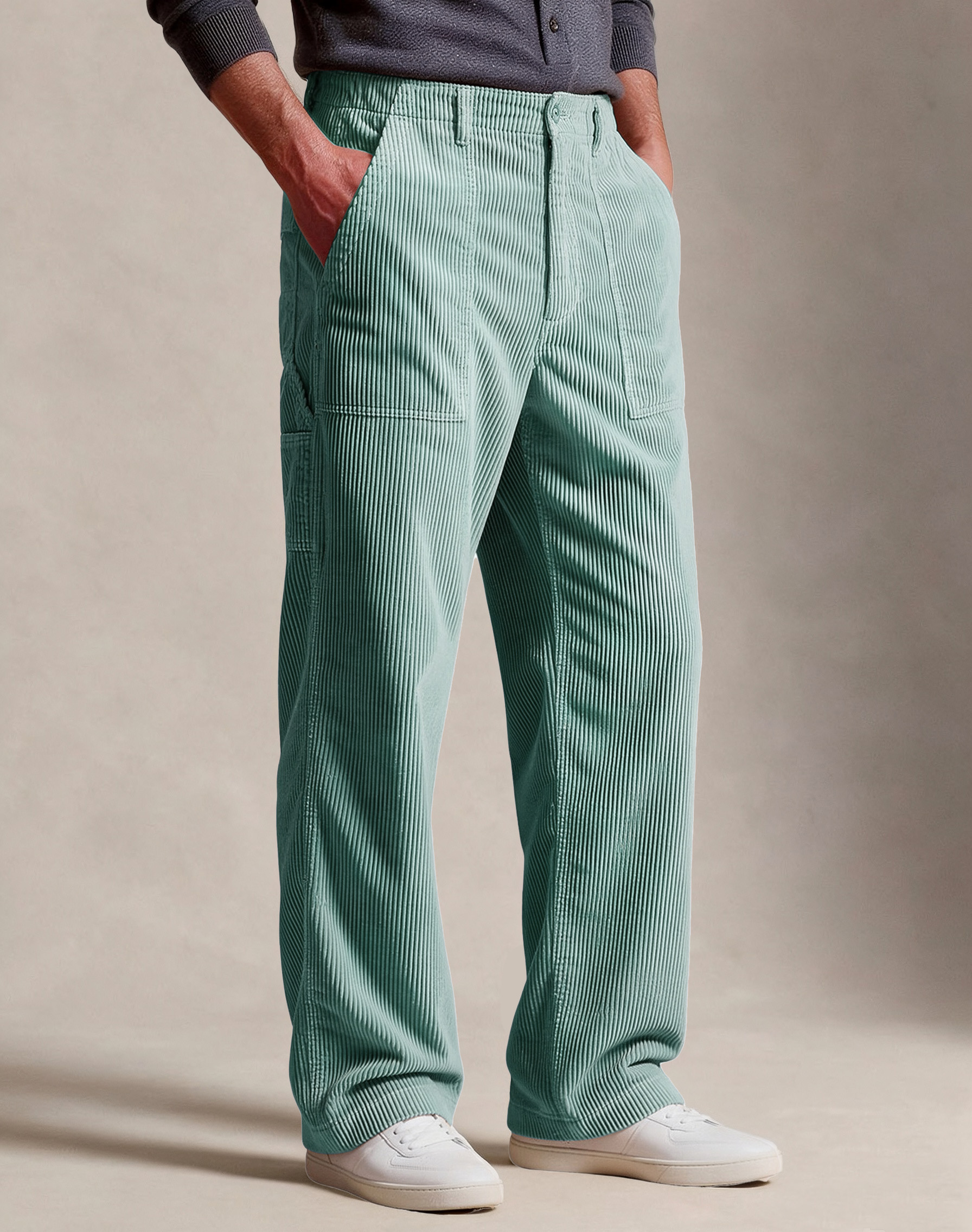 Men's Relaxed Corduroy Utility Pants