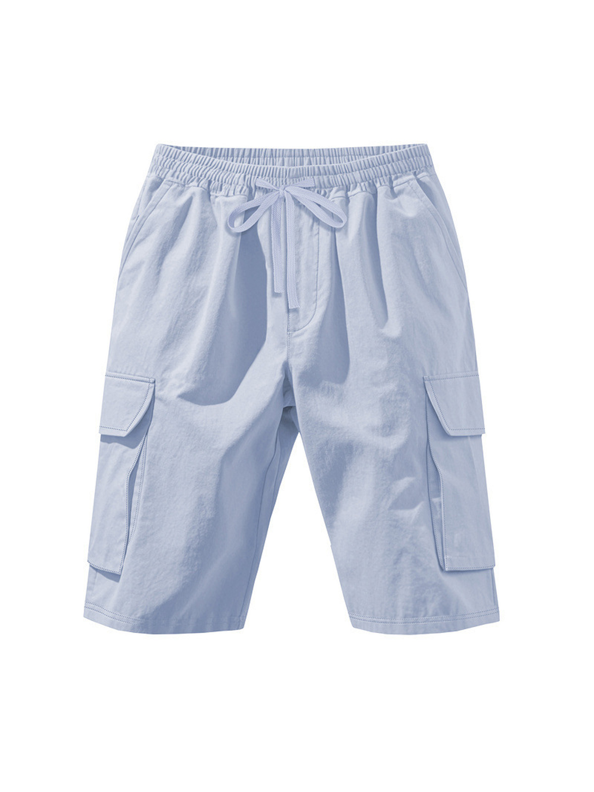 Men's Casual Multi-pocket Workwear Solid Color Comfortable Shorts