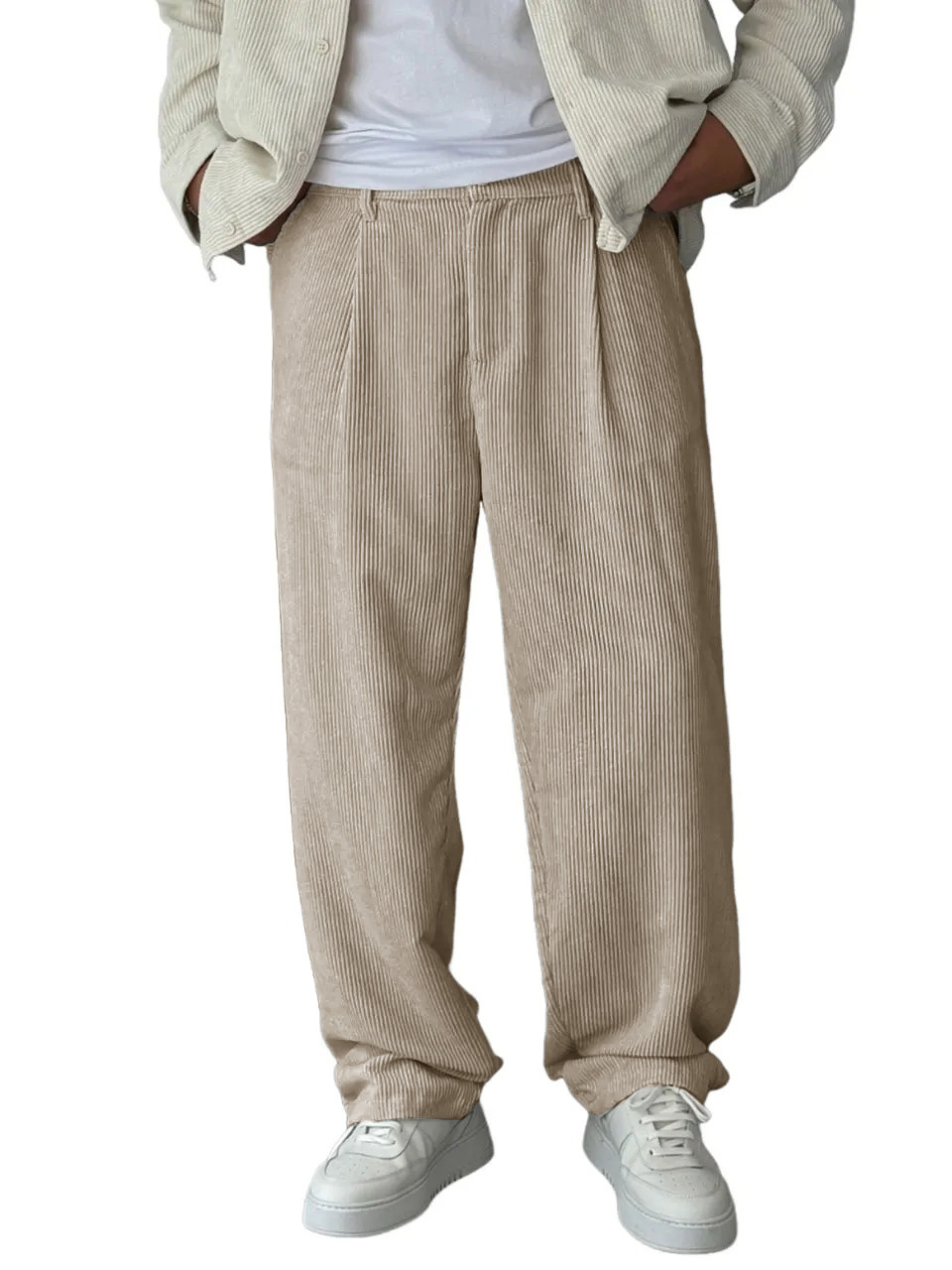 Men's Stylish Retro Pocket Baggy Trousers