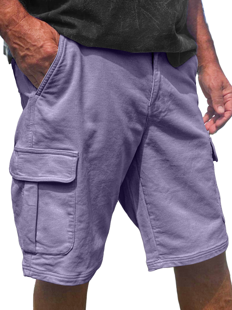 Men's Everyday Multi-Pocket Casual Comfort Cargo Shorts