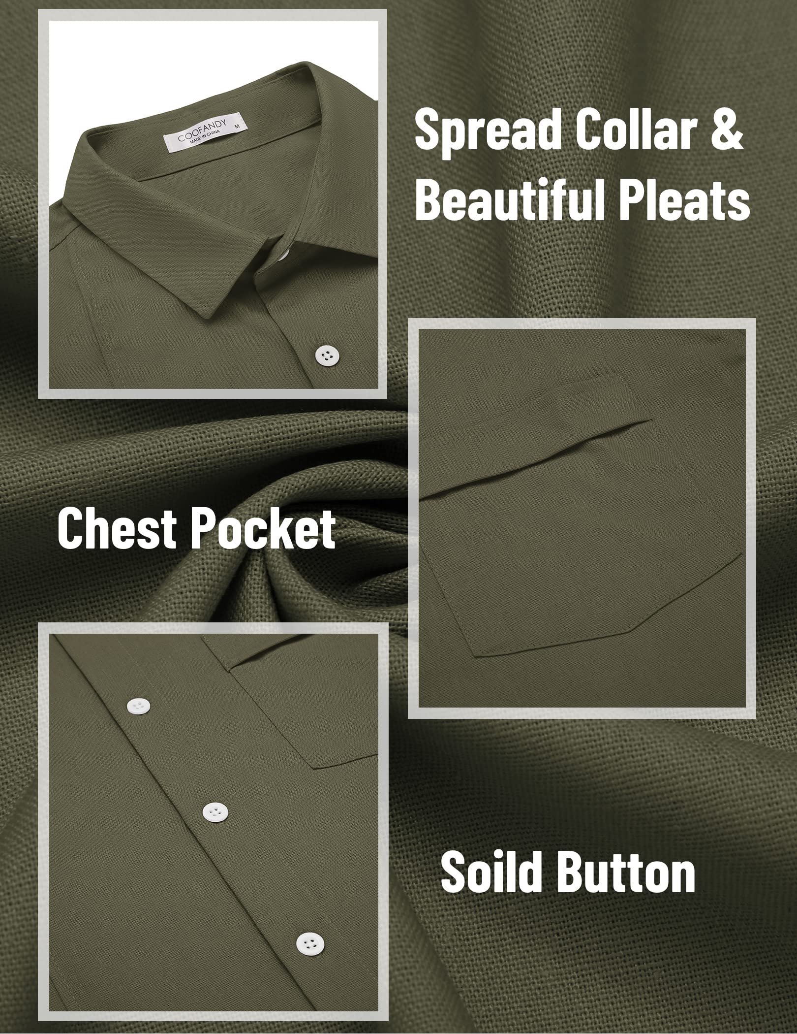 Men's Solid Color Comfortable Loose Short Sleeve Shirt