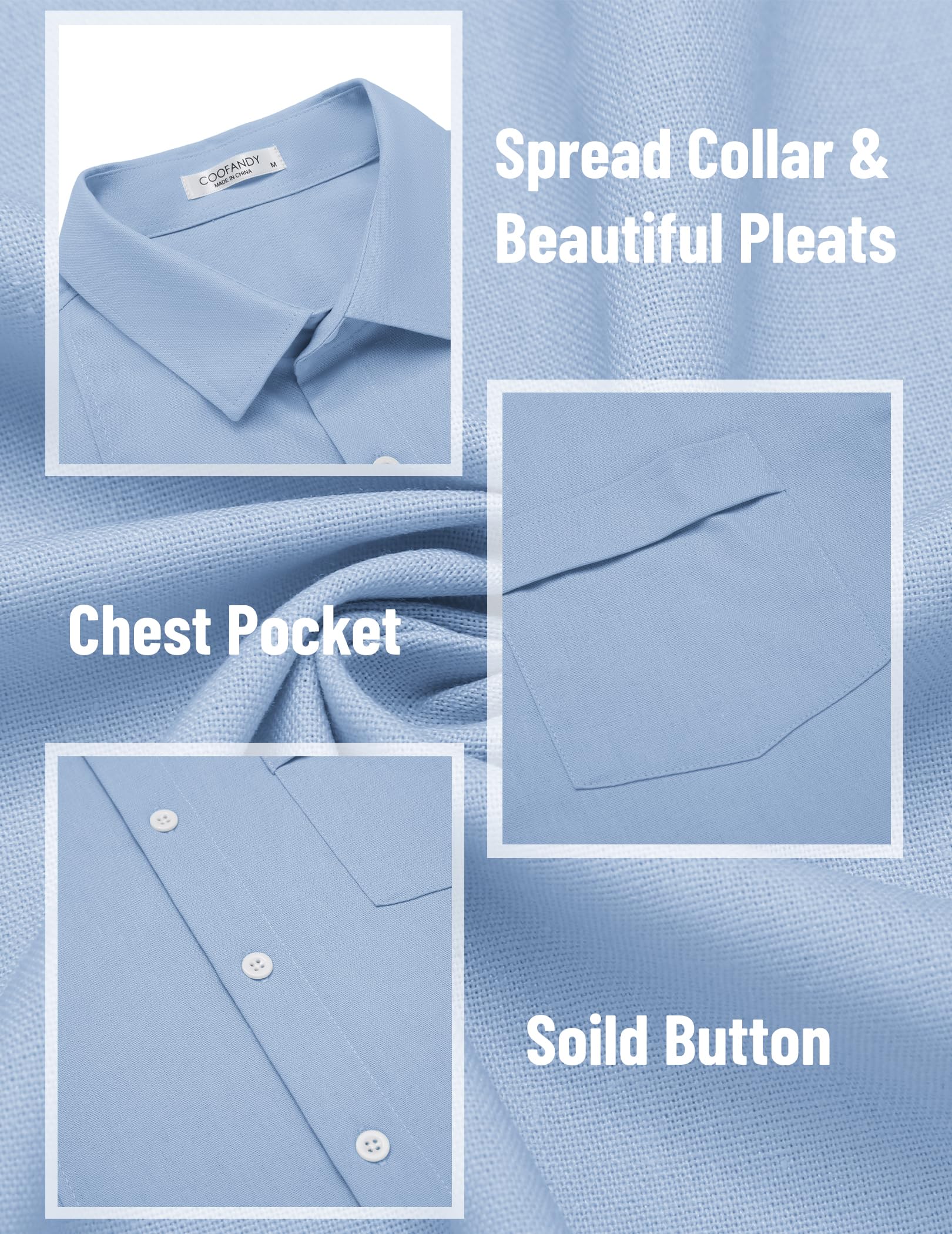 Men's Solid Color Comfortable Loose Short Sleeve Shirt