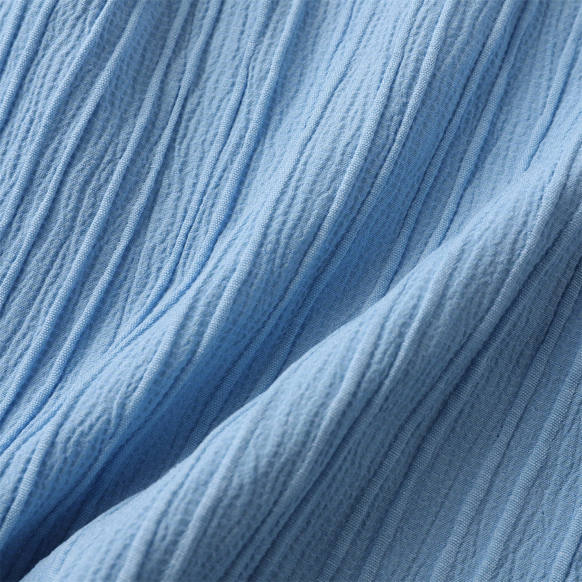 Men's Striped Texture Cotton And Linen Simple Casual Pocket Short-sleeved Shirt