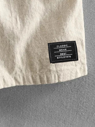 Men's Casual Cotton And Linen Versatile Daily Shorts