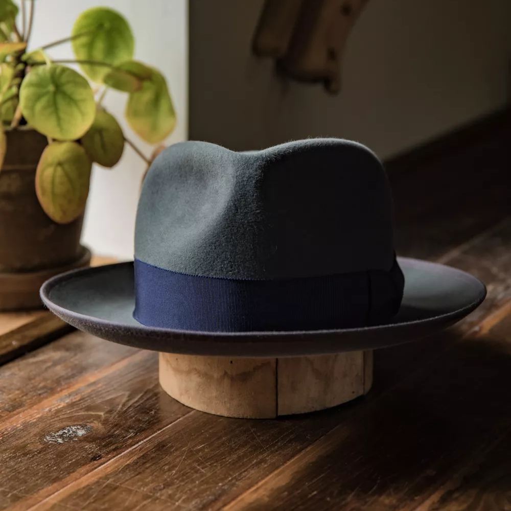 Bespoke Handmade Fedora Special Hat Band Gray Navy   D8cd646f4dda3ae844e3d26bca0eabed 1800x 