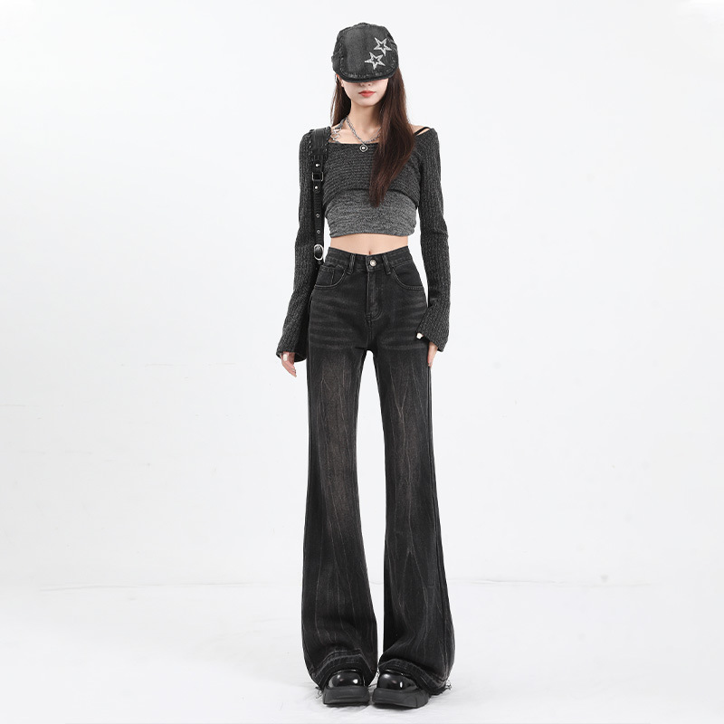 High waisted spicy girl jeans for women