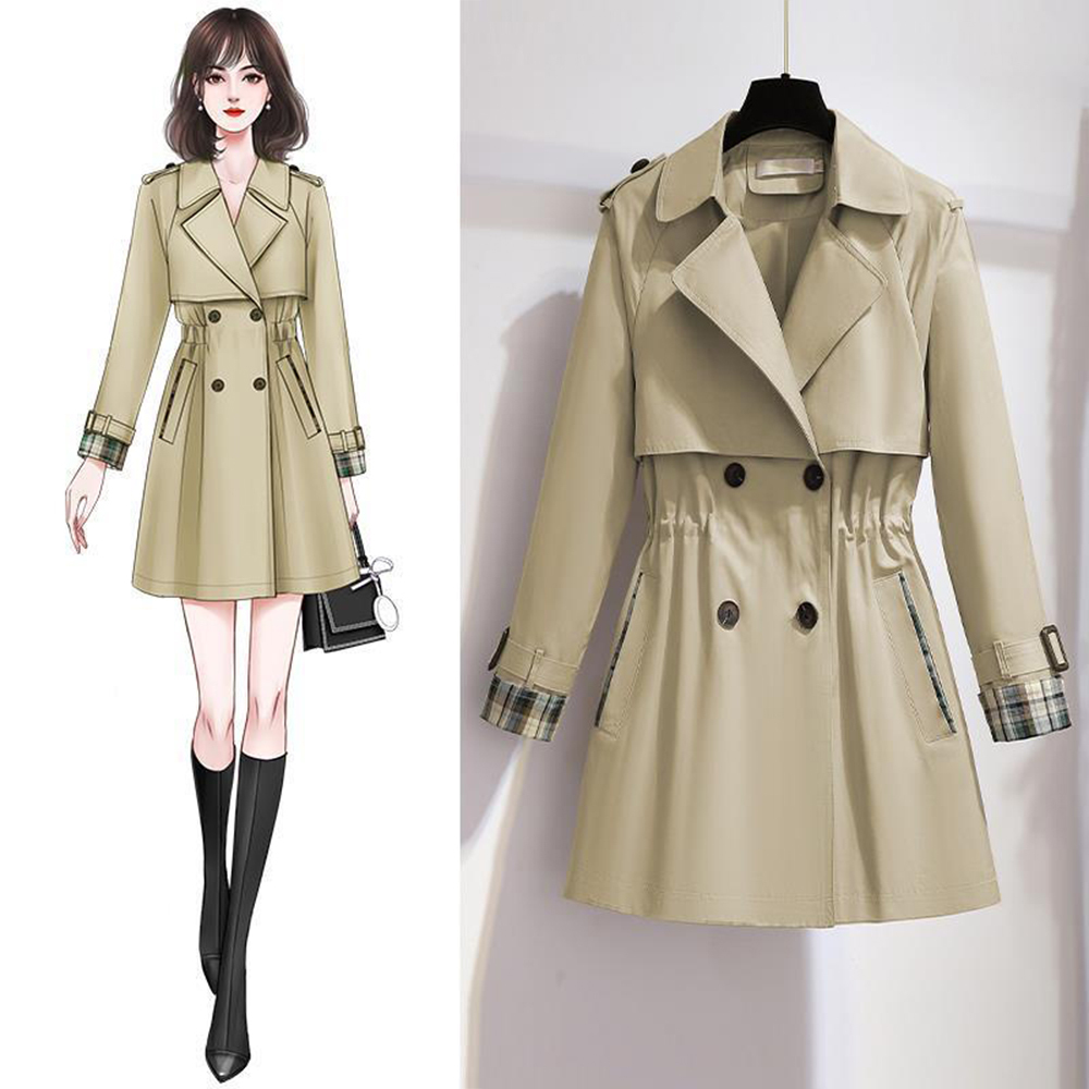 Women‘s Classic Elegant Trench Coat