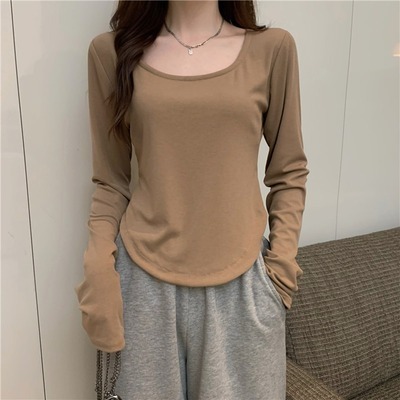 Long sleeved T-shirt for women's autumn and winter new trend