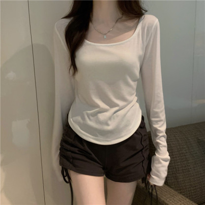 Long sleeved T-shirt for women's autumn and winter new trend