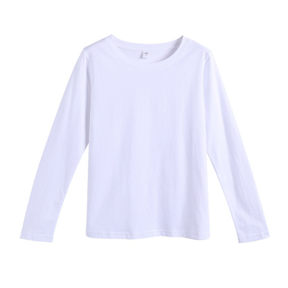 Women's solid color long sleeved T-shirt