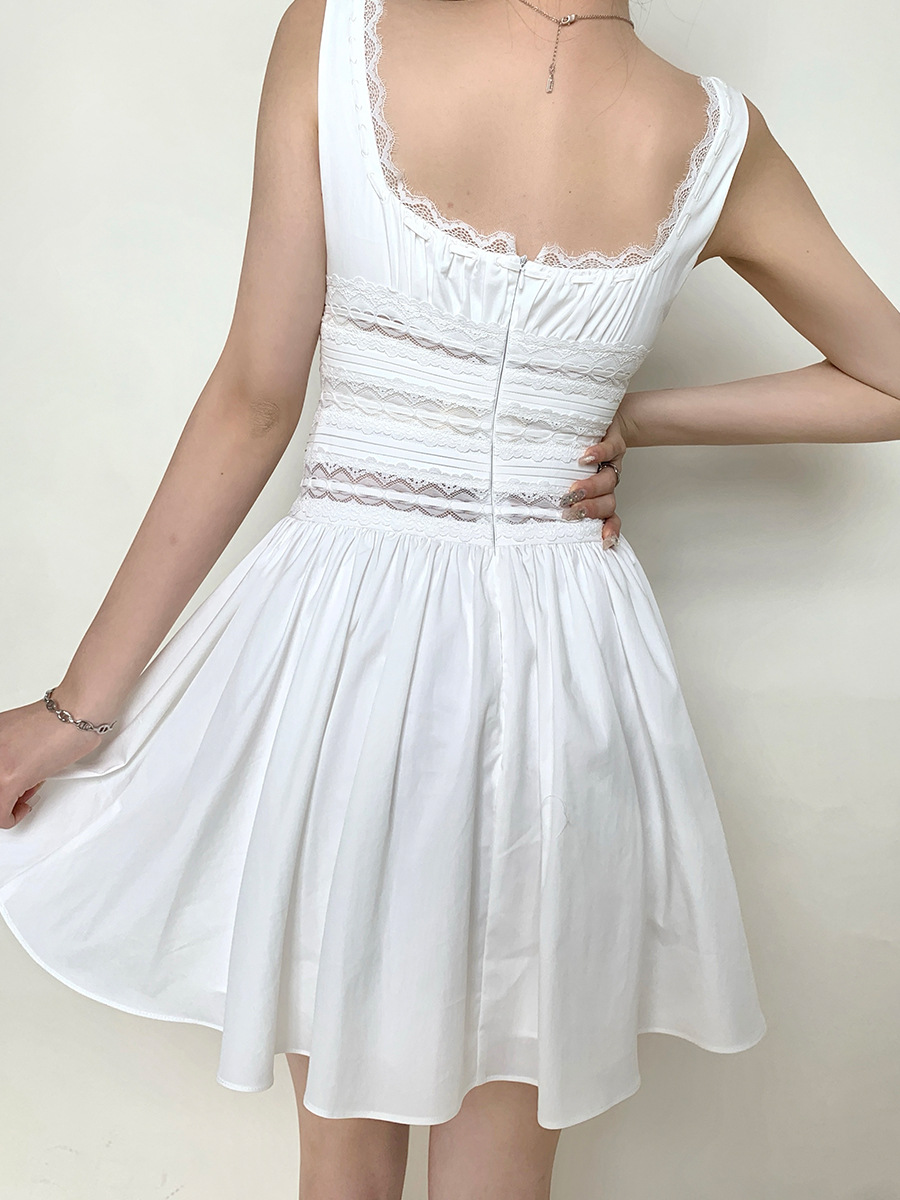 Perspective lace new summer haute couture dress