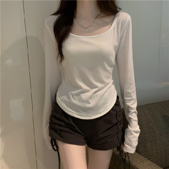 Long sleeved T-shirt for women's autumn and winter new trend