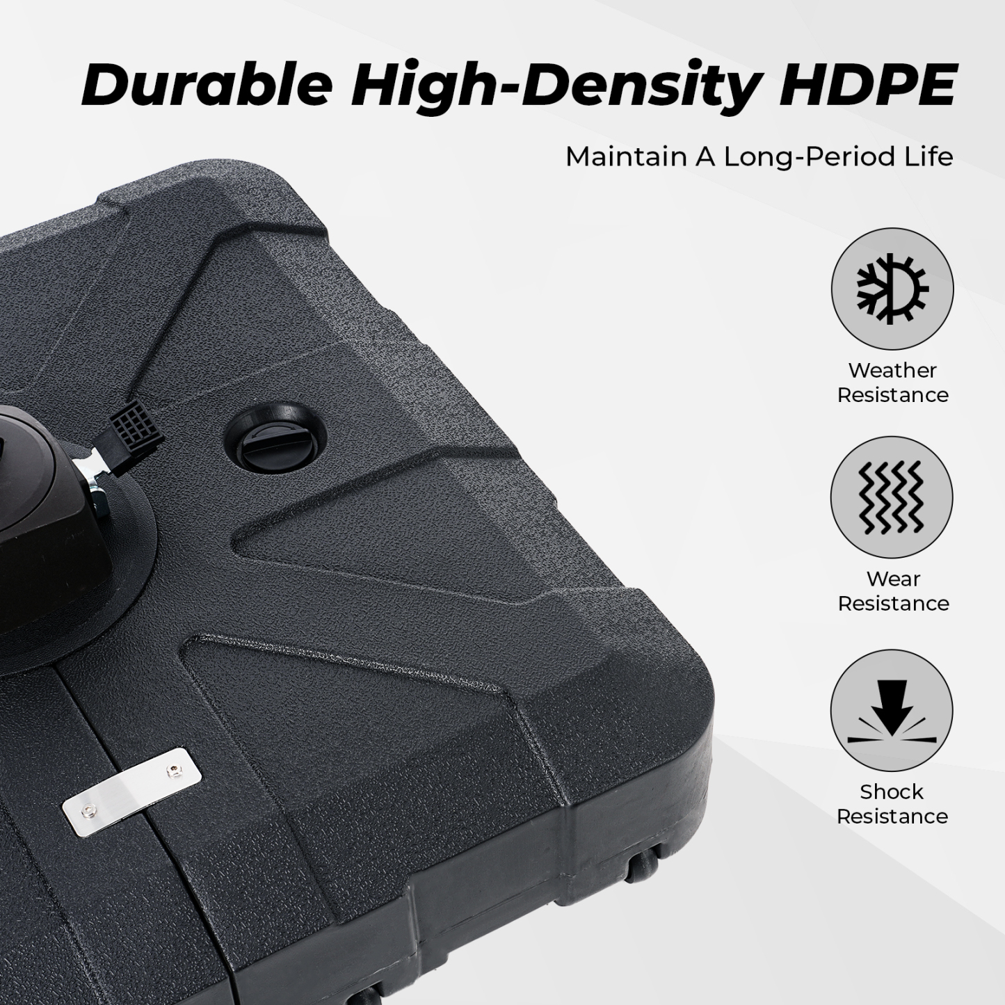 HOMSHADE 363LB Large Cartilever Umbrella Base