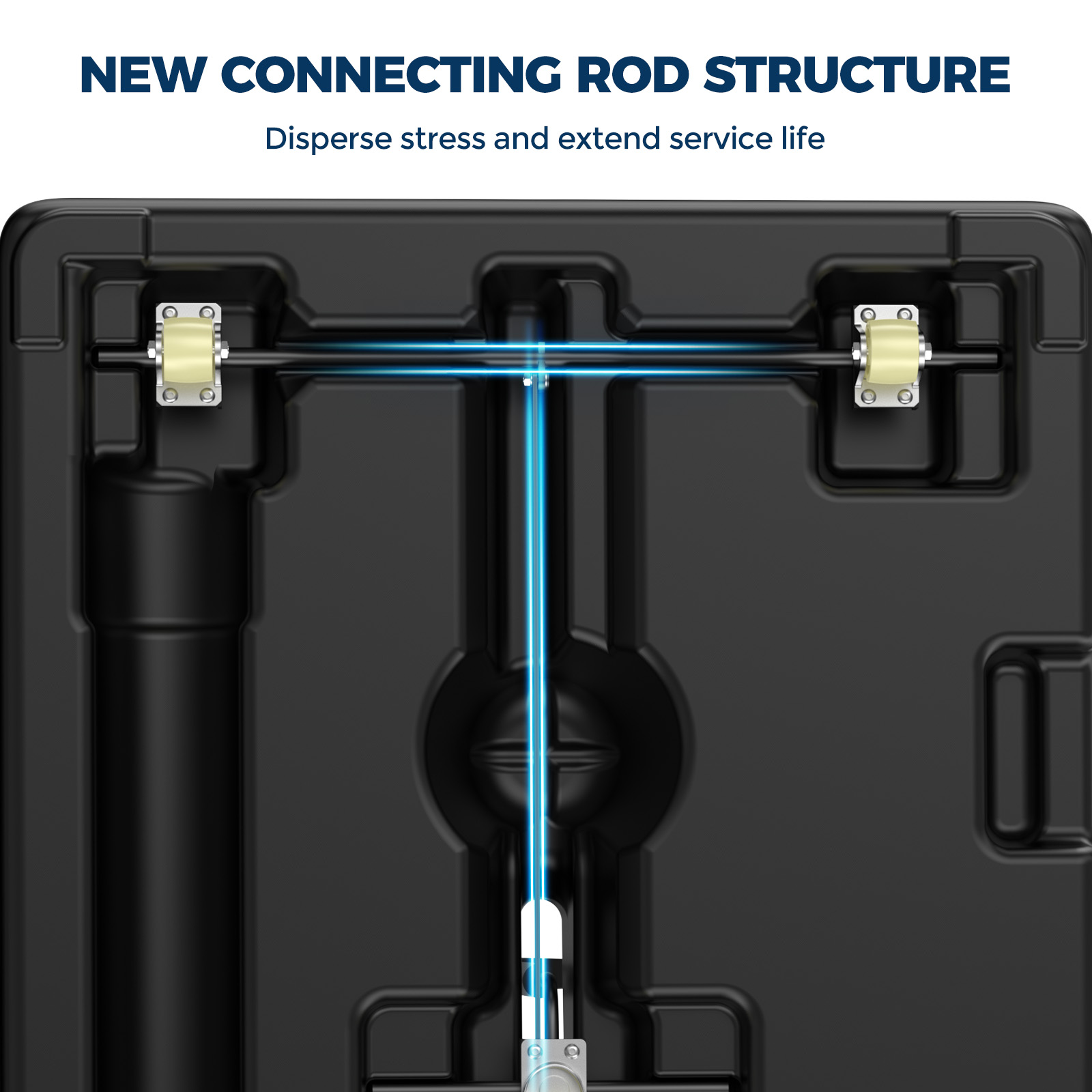 Homshade Patio Umbrella Stand Base with Wheels