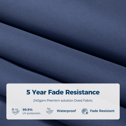 HOMSHADE Upgraded Rectangle Offset Roman Umbrella