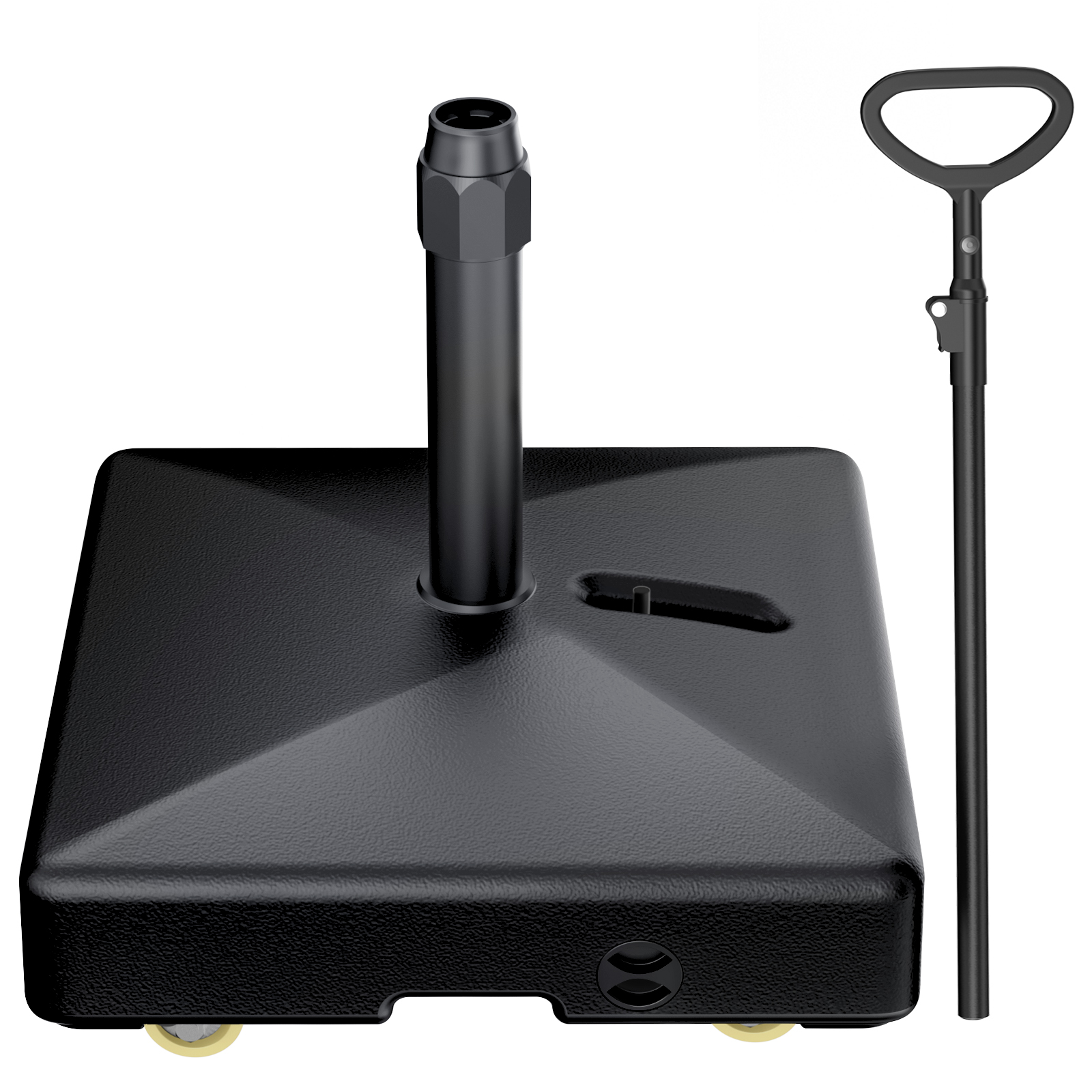 Homshade Patio Umbrella Stand Base with Wheels