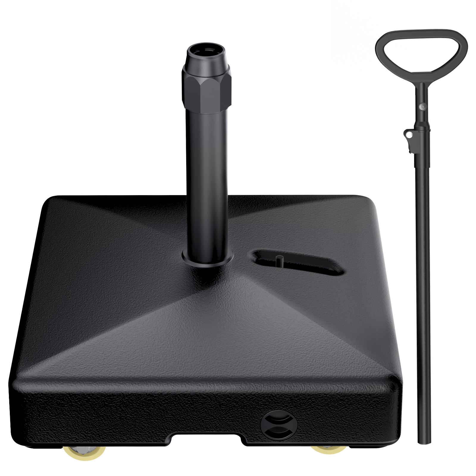 Homshade Patio Umbrella Stand Base with Wheels