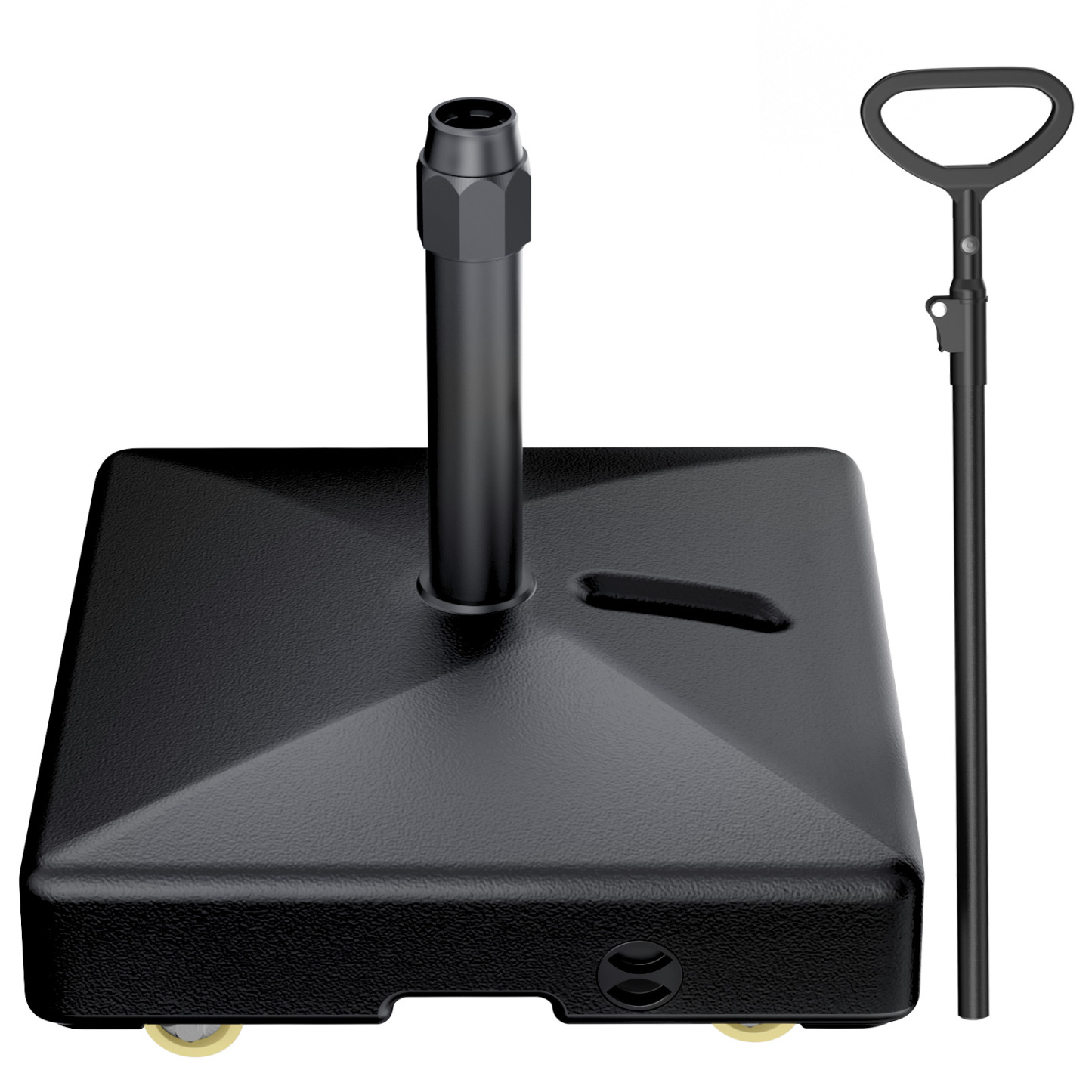 Homshade Patio Umbrella Stand Base with Wheels