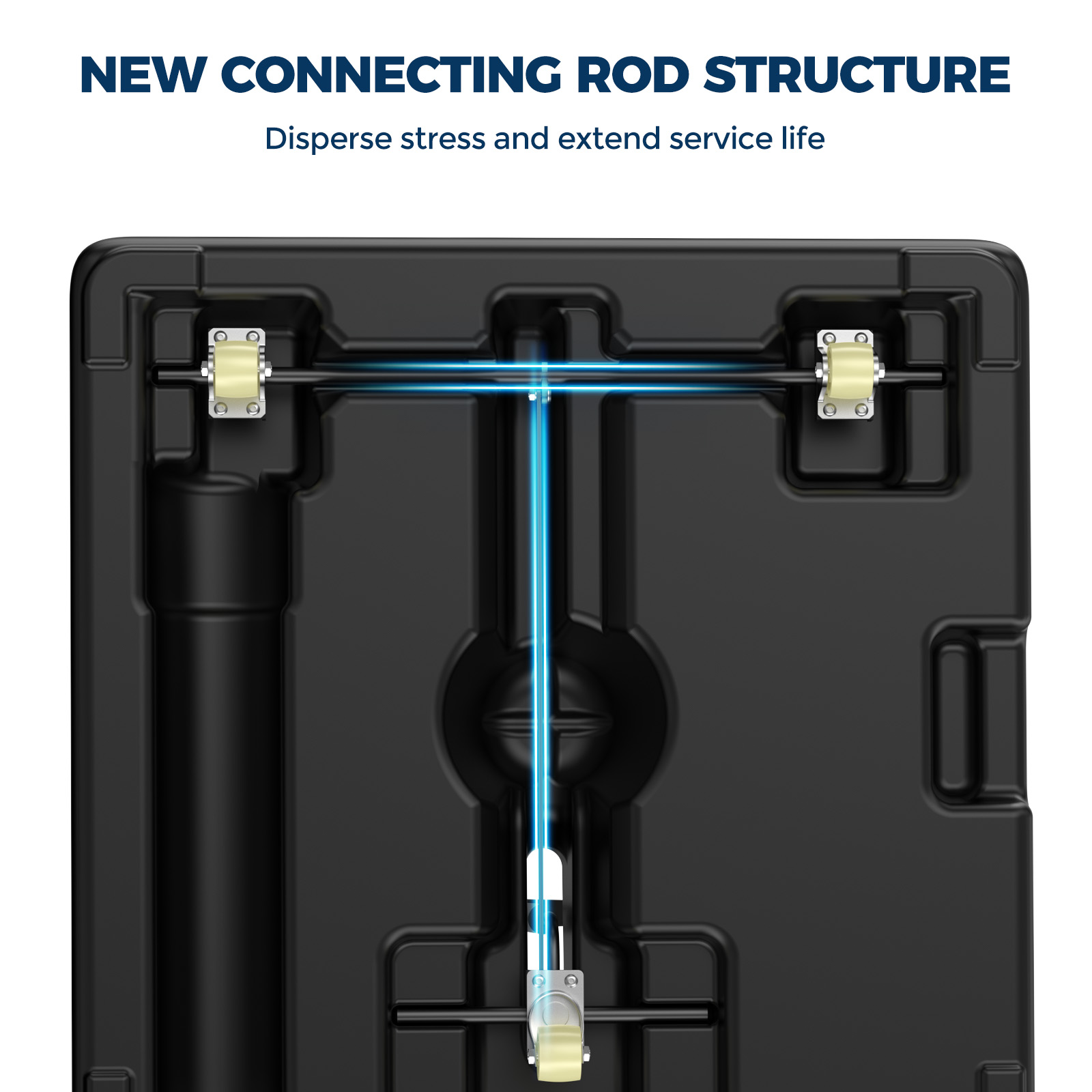 Homshade Patio Umbrella Stand Base with Wheels