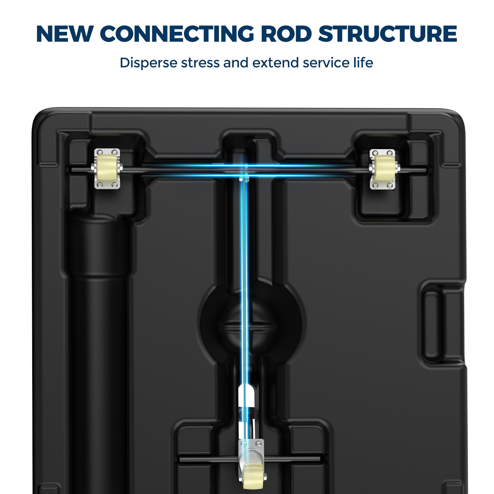 Homshade Patio Umbrella Stand Base with Wheels