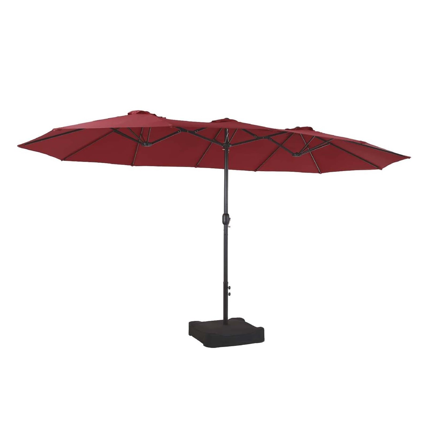 HOMSHADE Double-Sided 15ft Outdoor Umbrellas 
