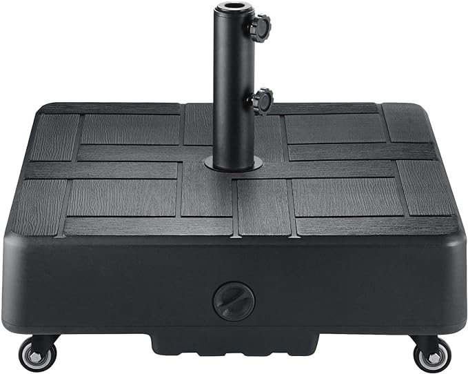 HOMSHADE  Patio Umbrella Stand Base with Wheels