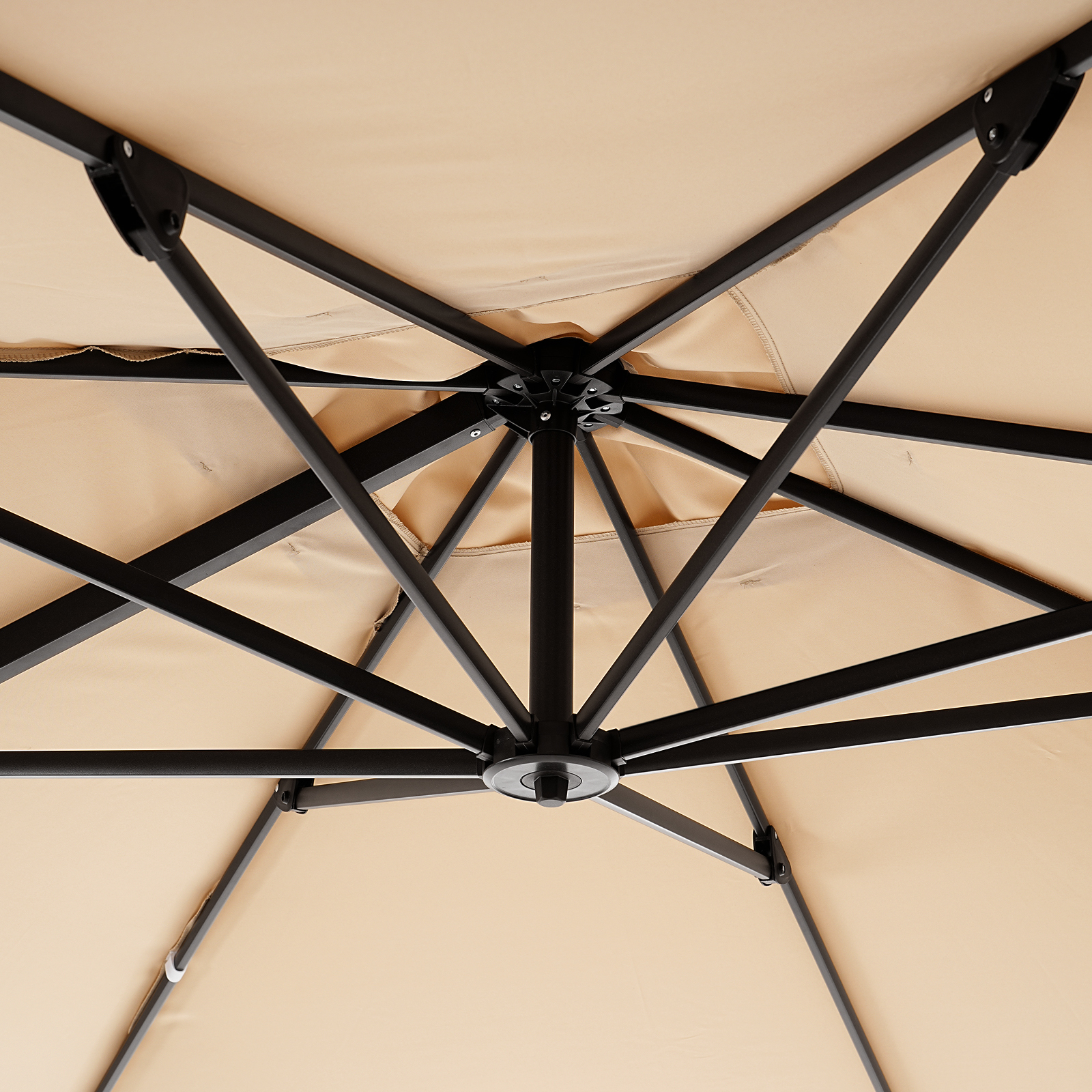 HOMSHADE Rectangle Offset Roman Umbrella